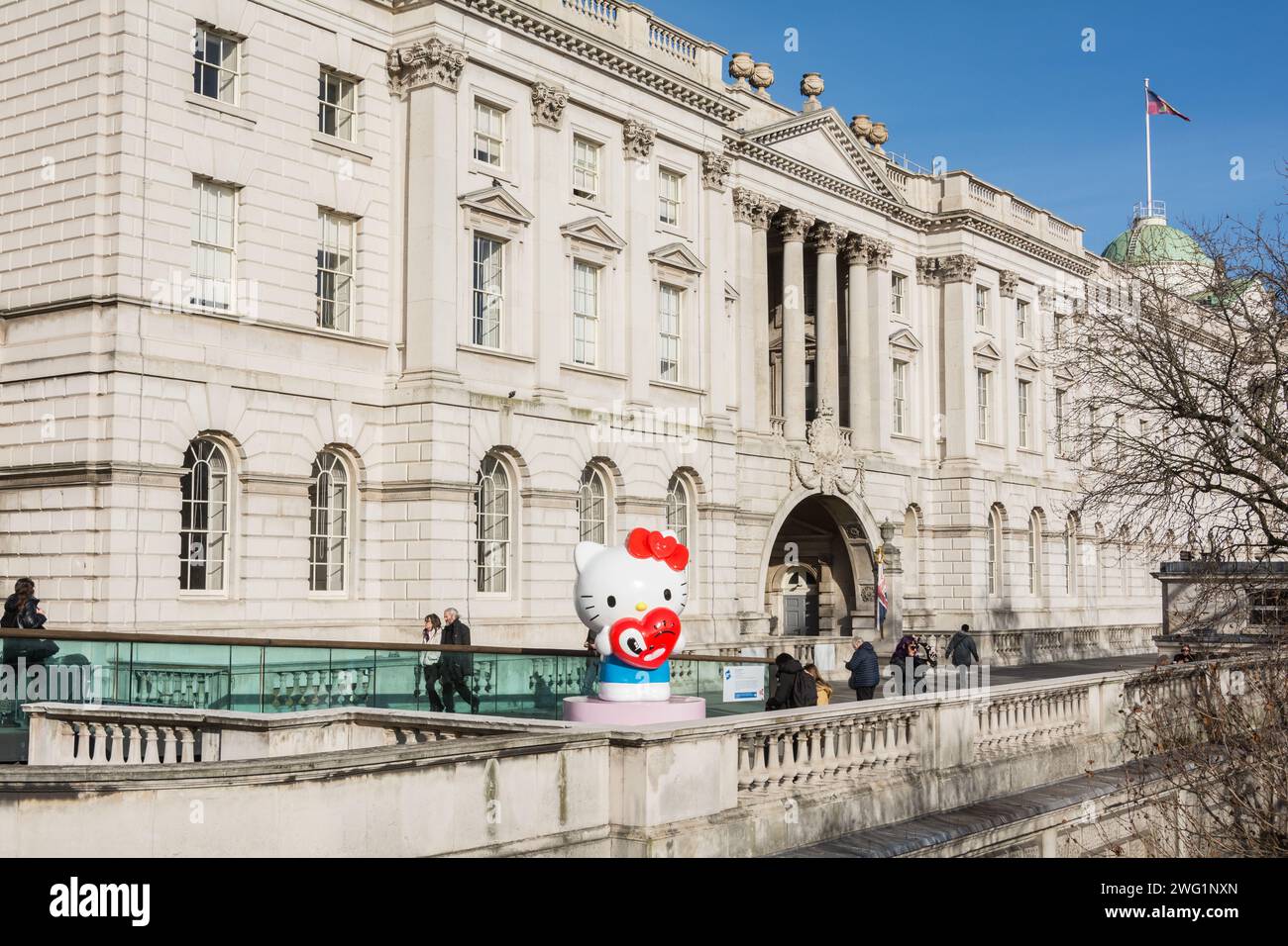 Hello Love de Hattie Stewart, Somerset House, River Terrace, Londres, Angleterre, ROYAUME-UNI Banque D'Images