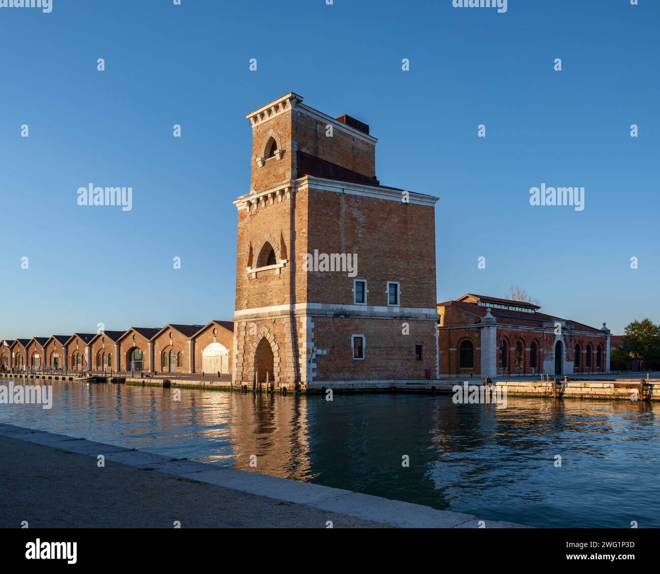 Tour Porta Nuova, Torre di Porta Nuova, Venise, Italie Banque D'Images