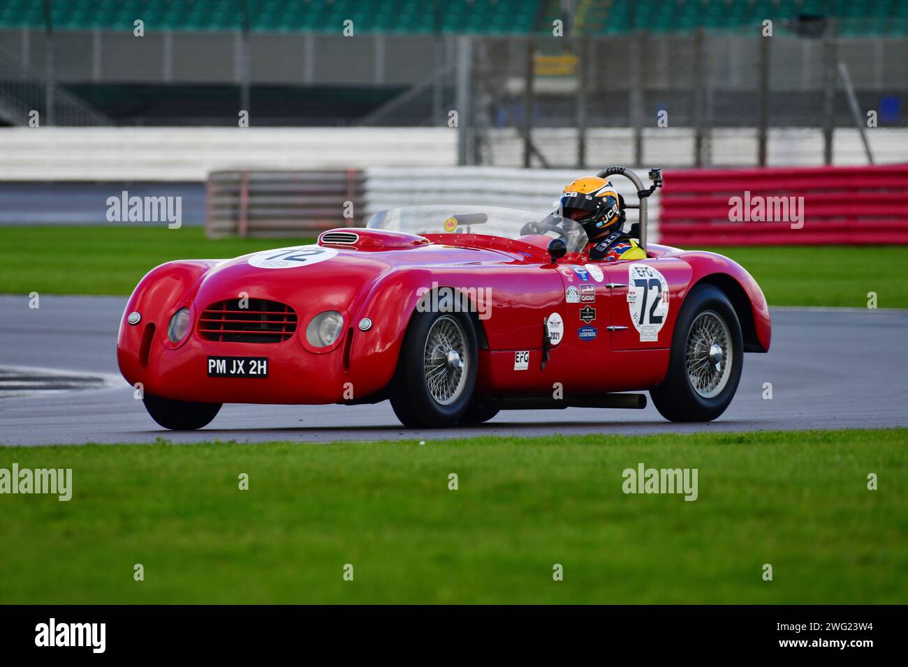 Andy Newall, Allard J2X le Mans, MRL RAC Woodcote Trophy & Stirling Moss Trophy pour les voitures de sport Pre-’56 & Pre-’61, une course d’une heure mettant en vedette l’emblématique CA Banque D'Images