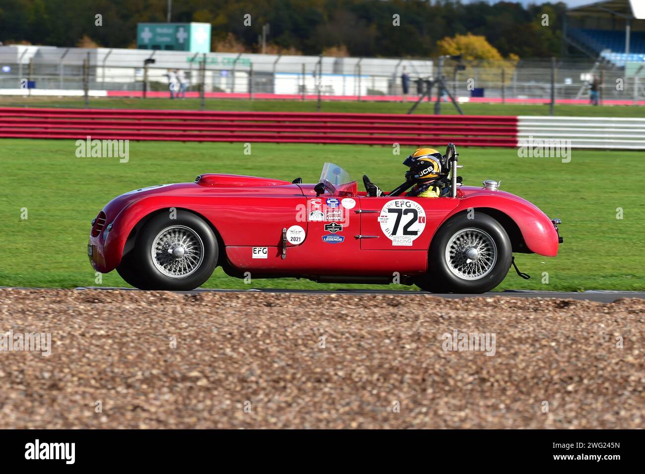 Andy Newall, Allard J2X le Mans, MRL RAC Woodcote Trophy & Stirling Moss Trophy pour les voitures de sport Pre-’56 & Pre-’61, une course d’une heure mettant en vedette l’emblématique CA Banque D'Images
