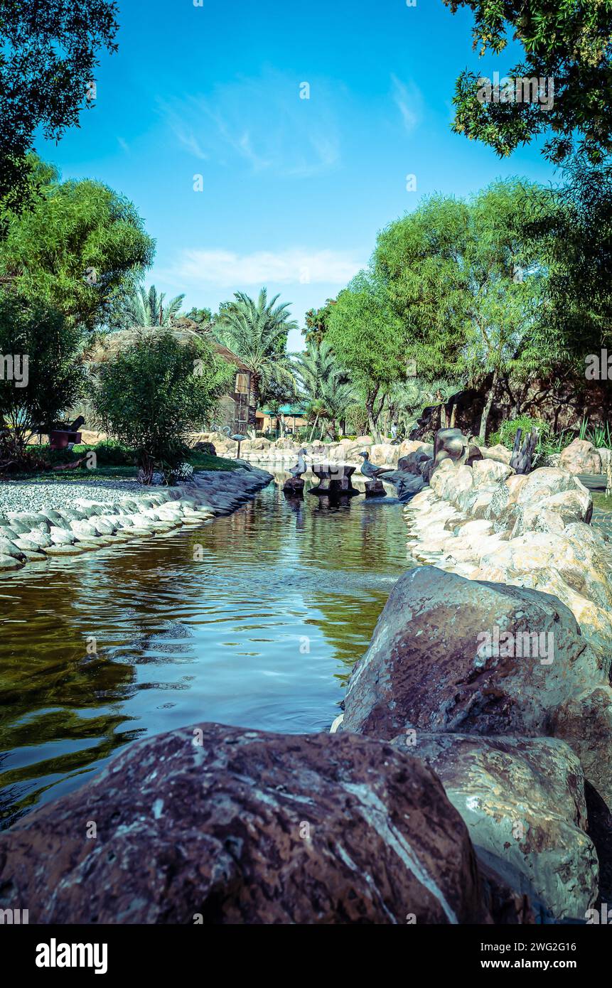 Al Areen Wild Life Park, Bahreïn Banque D'Images