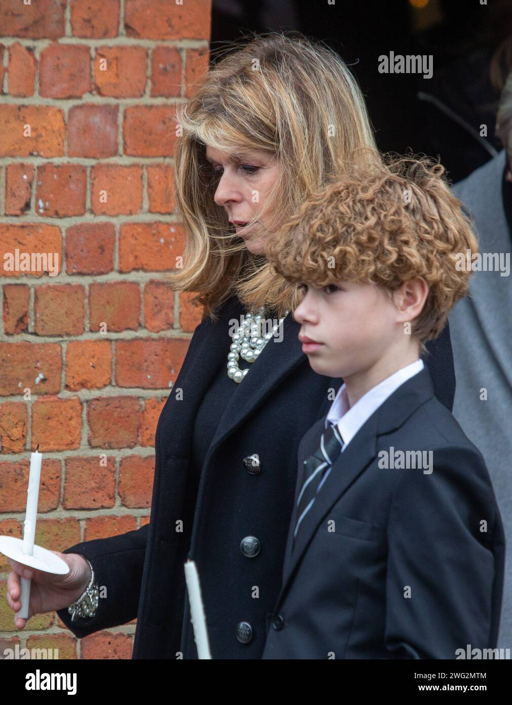 Kate garraway et son fils william Banque de photographies et d’images à