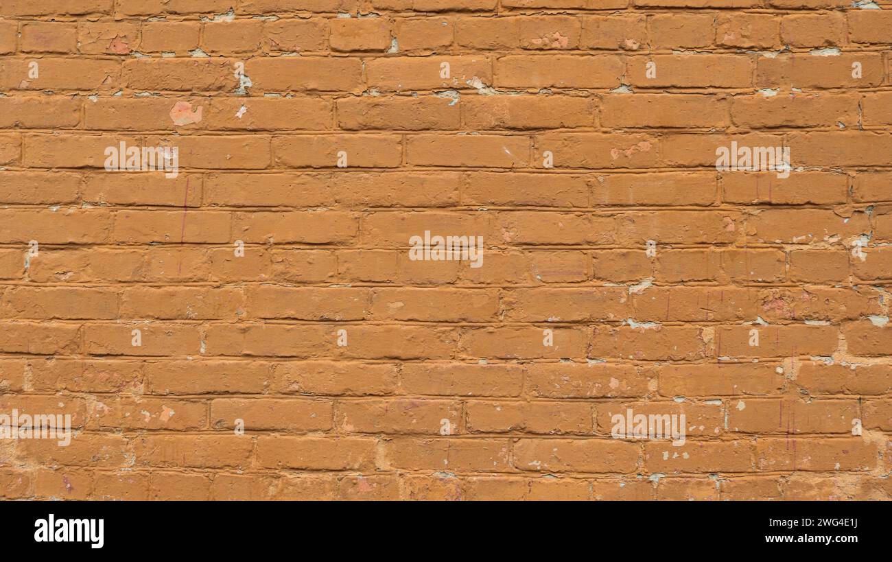 mur de briques peint avec de la peinture brune avec une texture minable et un motif en relief mis en évidence comme fond de papier peint blanc et ressource graphique pour la conception Banque D'Images