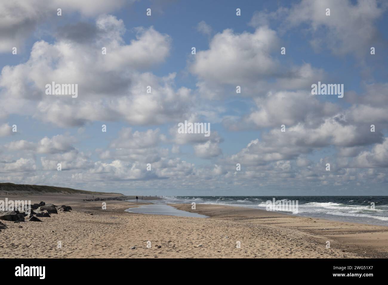 Plage danoise Banque D'Images