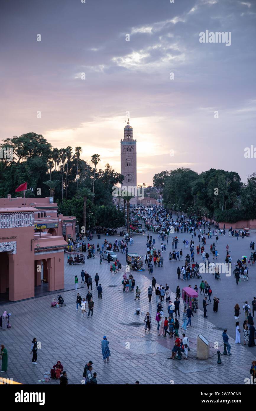 Marrakech, Maroc Banque D'Images