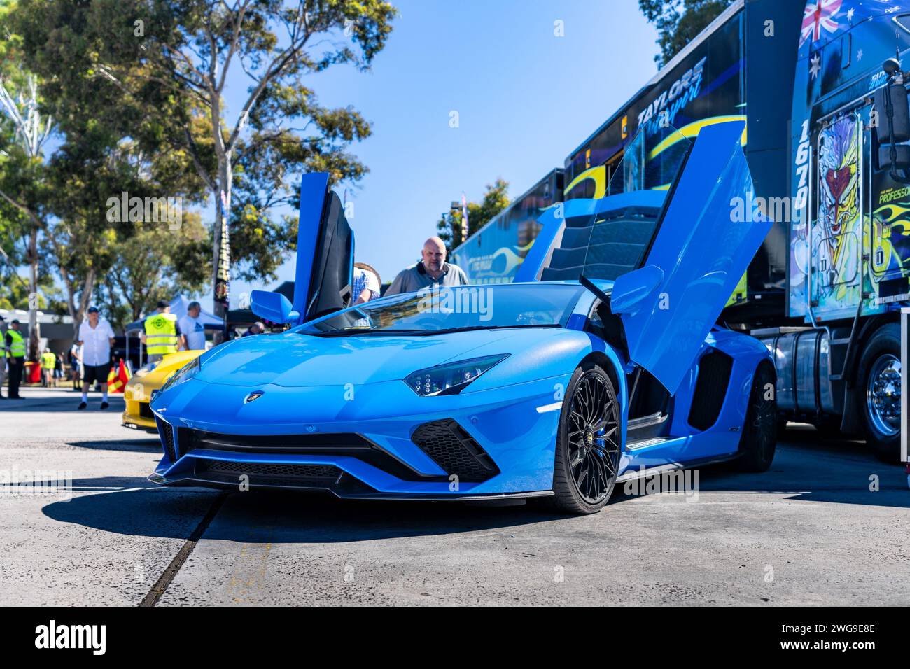 Dandenong, Australie. 3 février 2024. Salon automobile au Penrith Oil / Grove Racing Livery Reveal. Crédit : James Forrester/Alamy Live News Banque D'Images