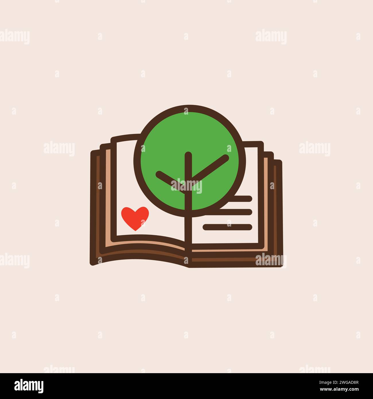 Logo de livre ouvert Banque de photographies et d’images à haute ...