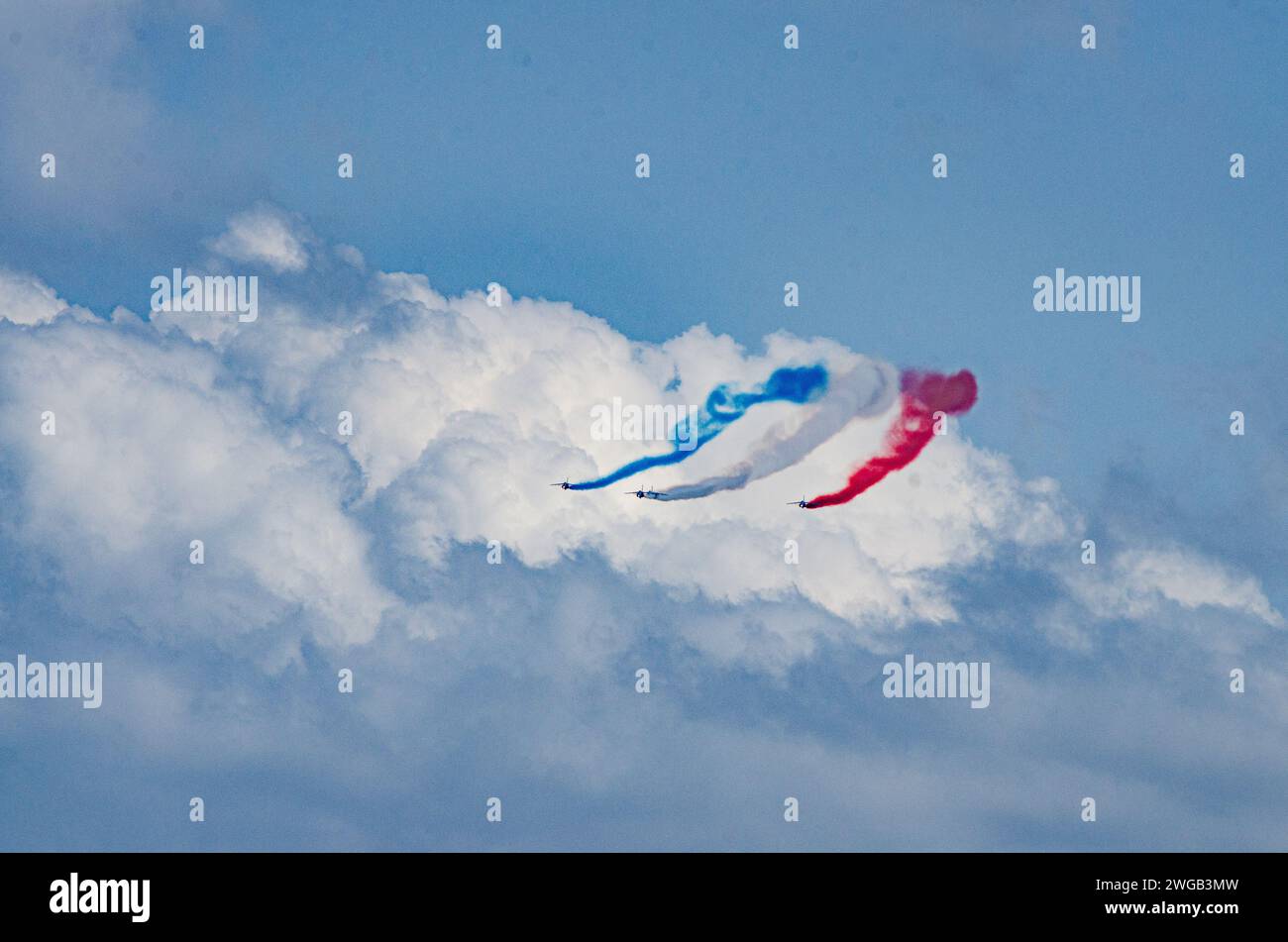 patrouille de france se produisant au lavandou Banque D'Images
