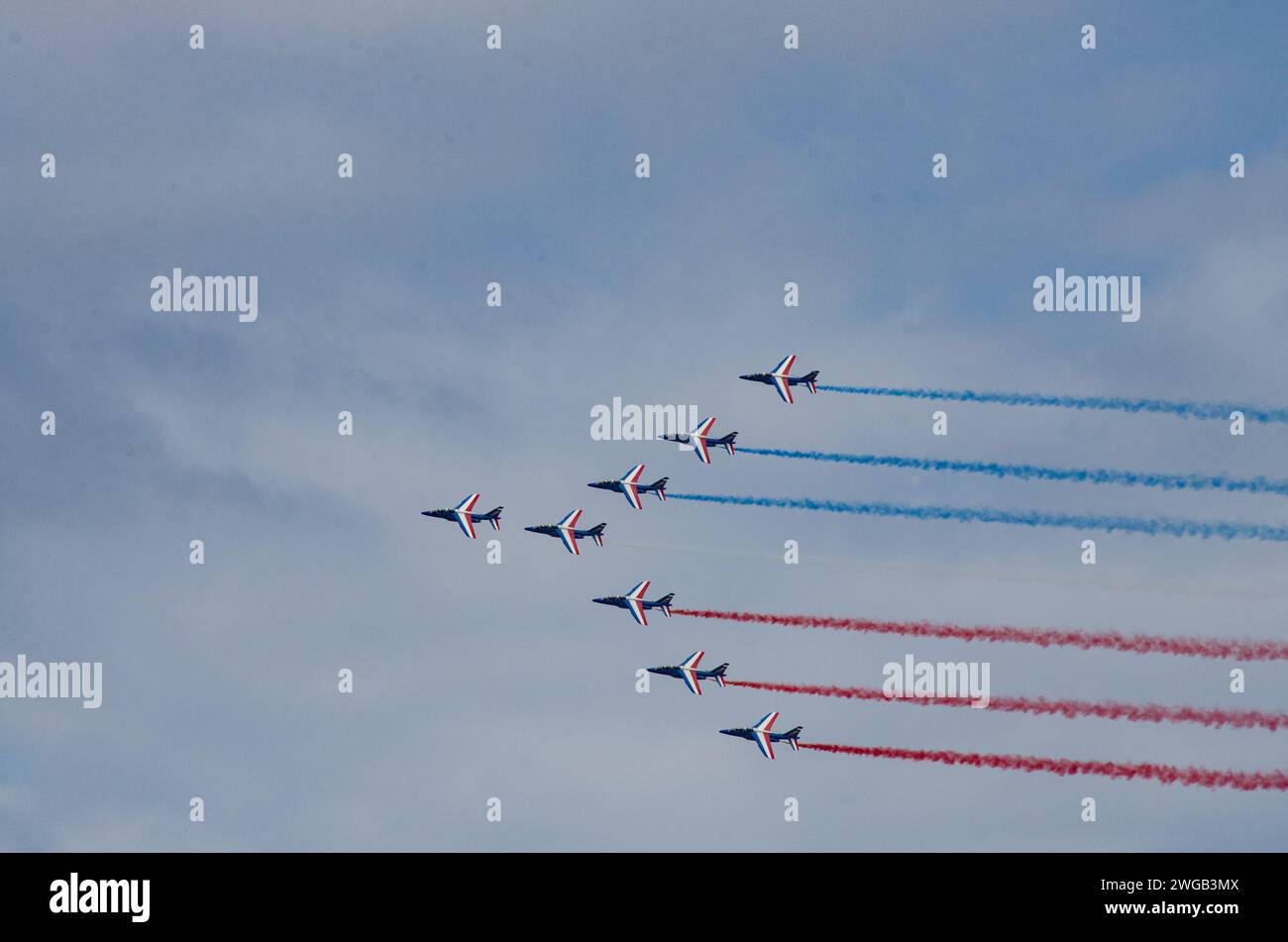 patrouille de france se produisant au lavandou Banque D'Images
