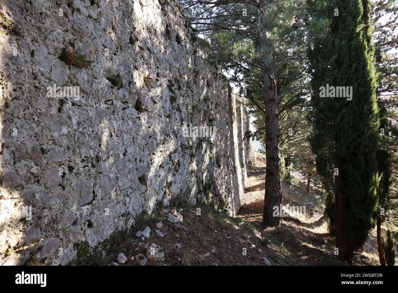 Civita Superiore di Bojano à Molise Banque D'Images