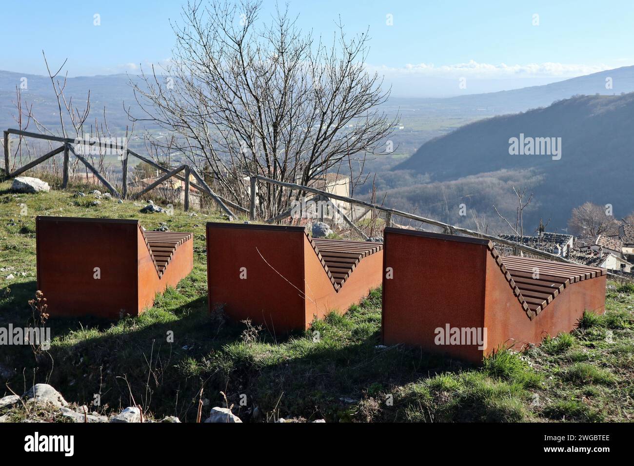 Civita Superiore di Bojano à Molise Banque D'Images