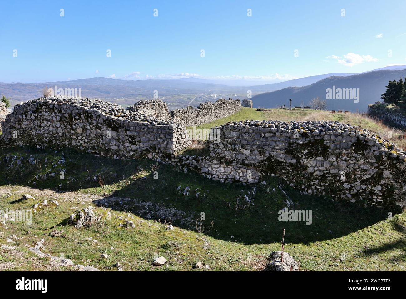 Civita Superiore di Bojano à Molise Banque D'Images