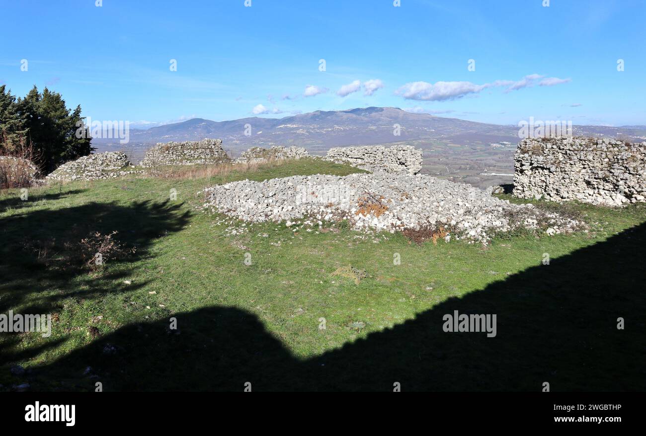 Civita Superiore di Bojano à Molise Banque D'Images