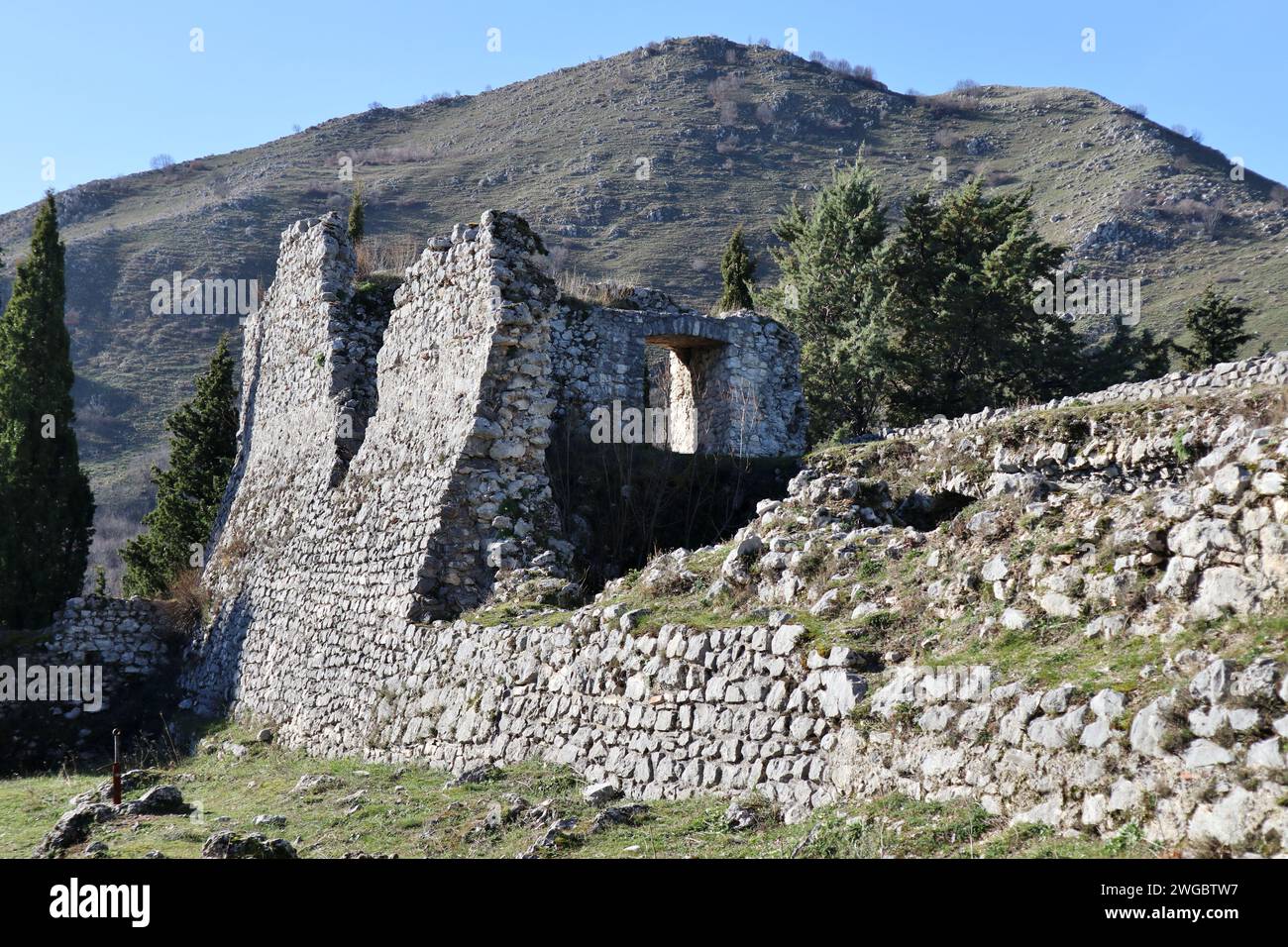 Civita Superiore di Bojano à Molise Banque D'Images
