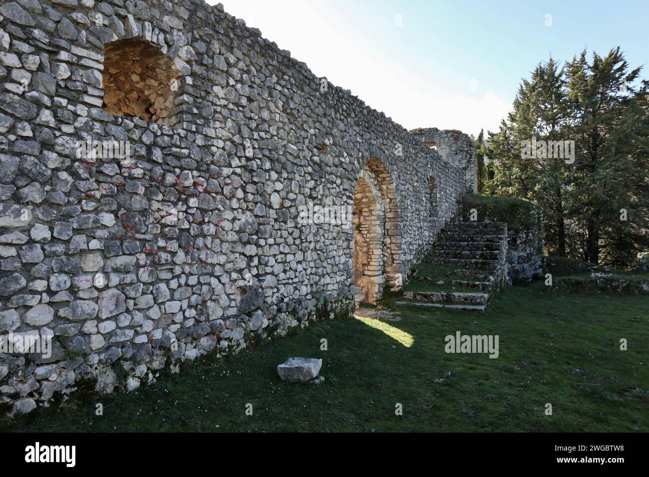 Civita Superiore di Bojano à Molise Banque D'Images