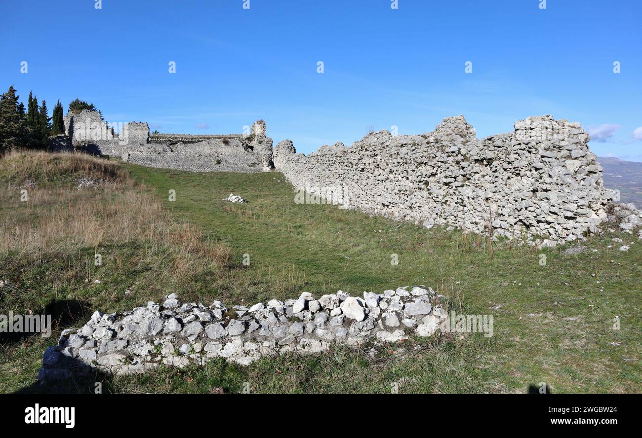 Civita Superiore di Bojano à Molise Banque D'Images