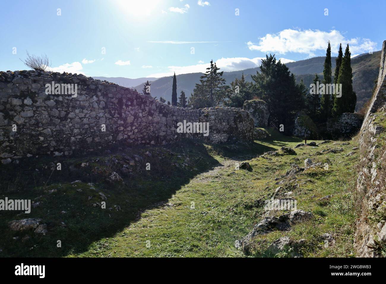 Civita Superiore di Bojano à Molise Banque D'Images