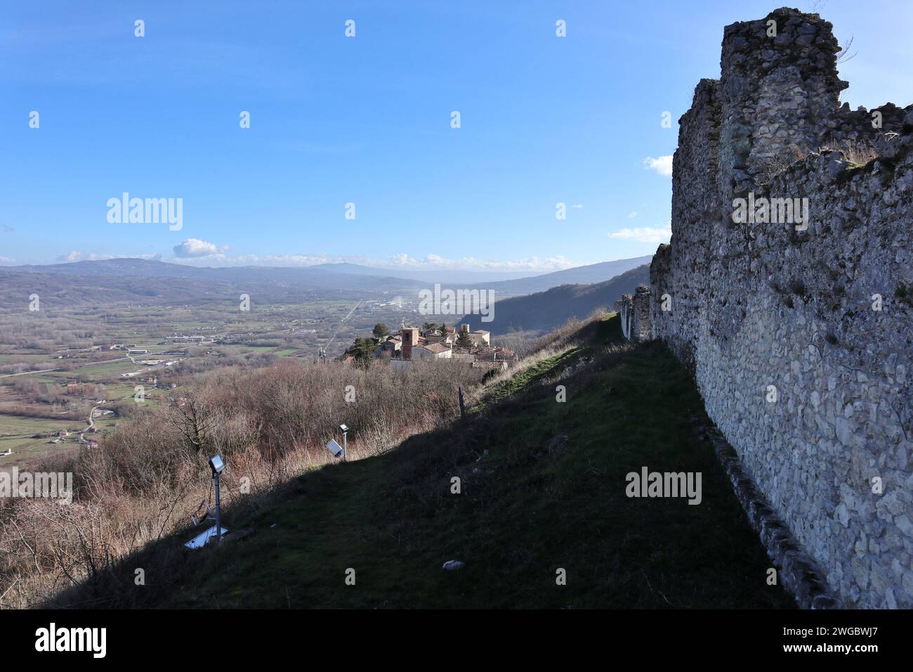 Civita Superiore di Bojano à Molise Banque D'Images
