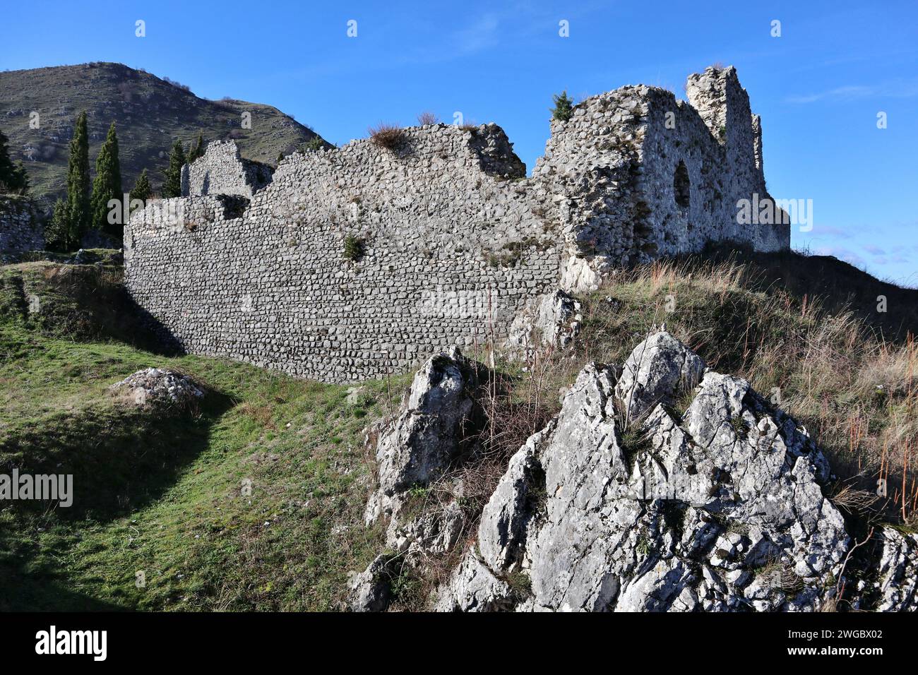 Civita Superiore di Bojano à Molise Banque D'Images