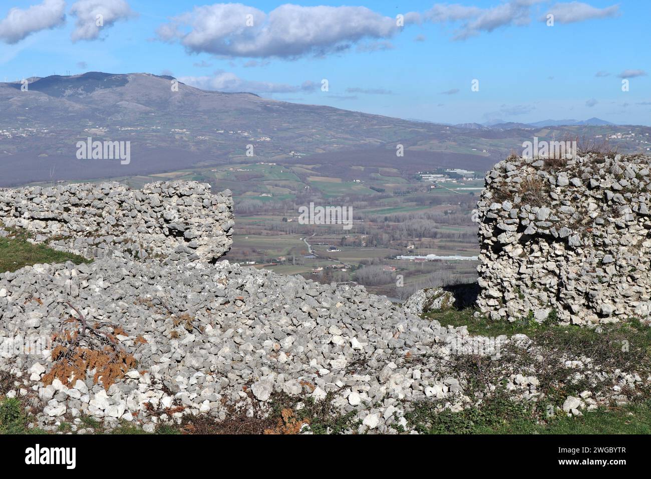 Civita Superiore di Bojano à Molise Banque D'Images