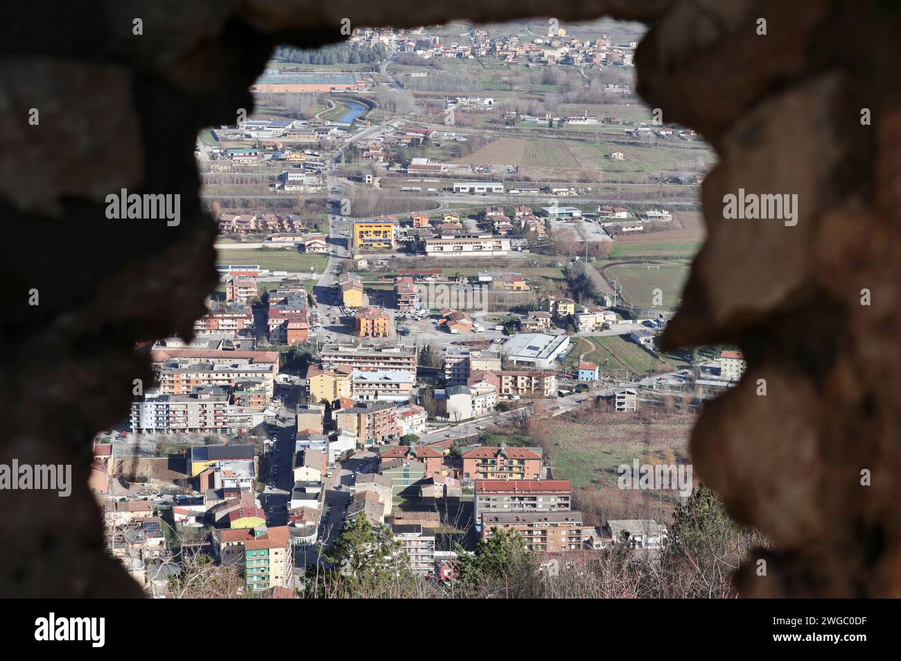 Civita Superiore di Bojano à Molise Banque D'Images