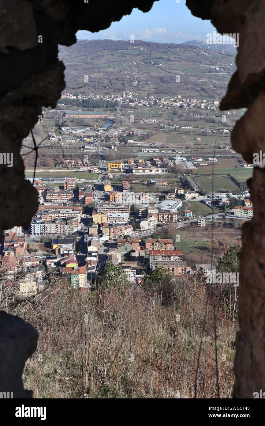 Civita Superiore di Bojano à Molise Banque D'Images