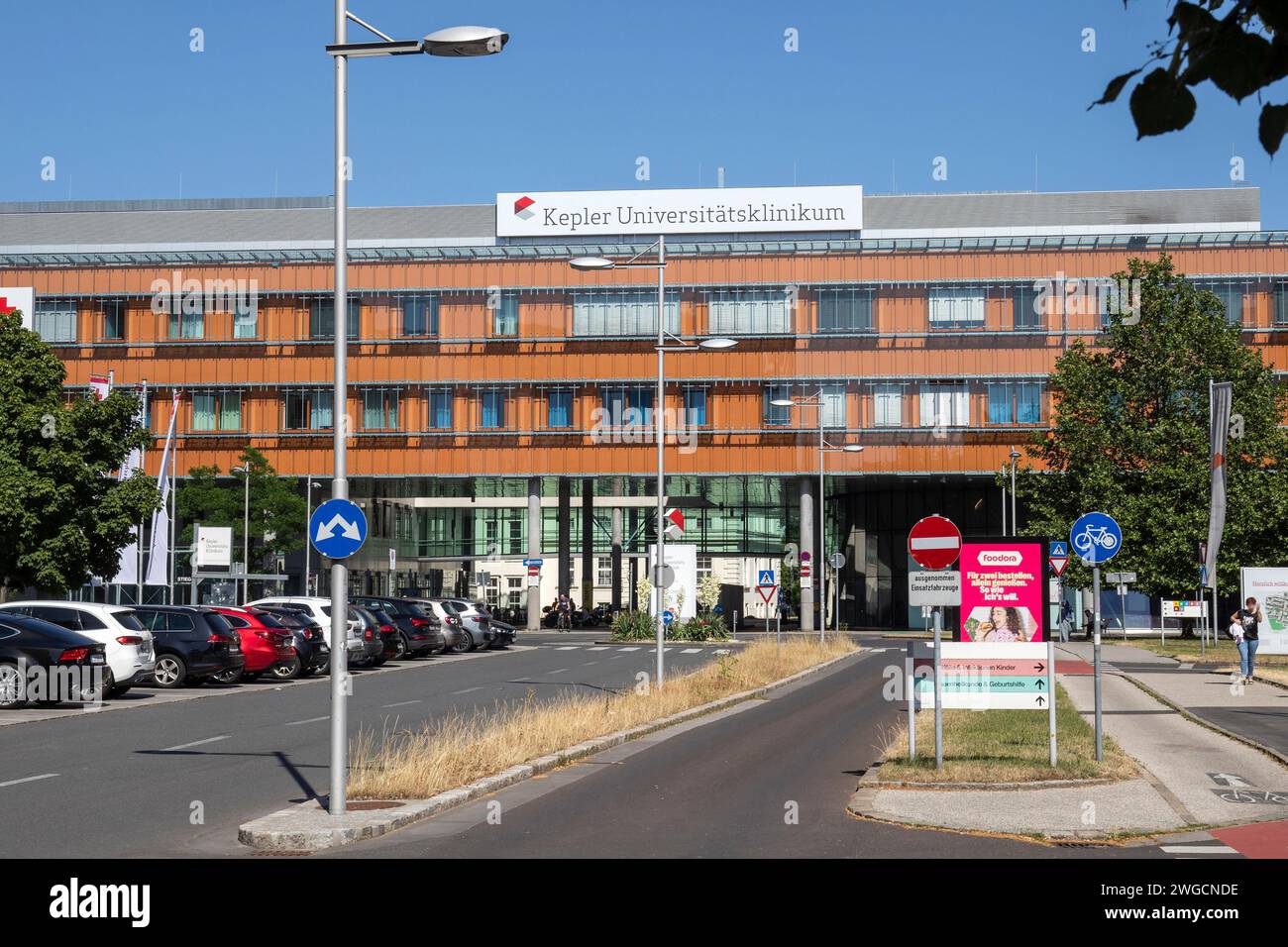 Hôpital universitaire Kepler Linz, haute-Autriche, Autriche Banque D'Images