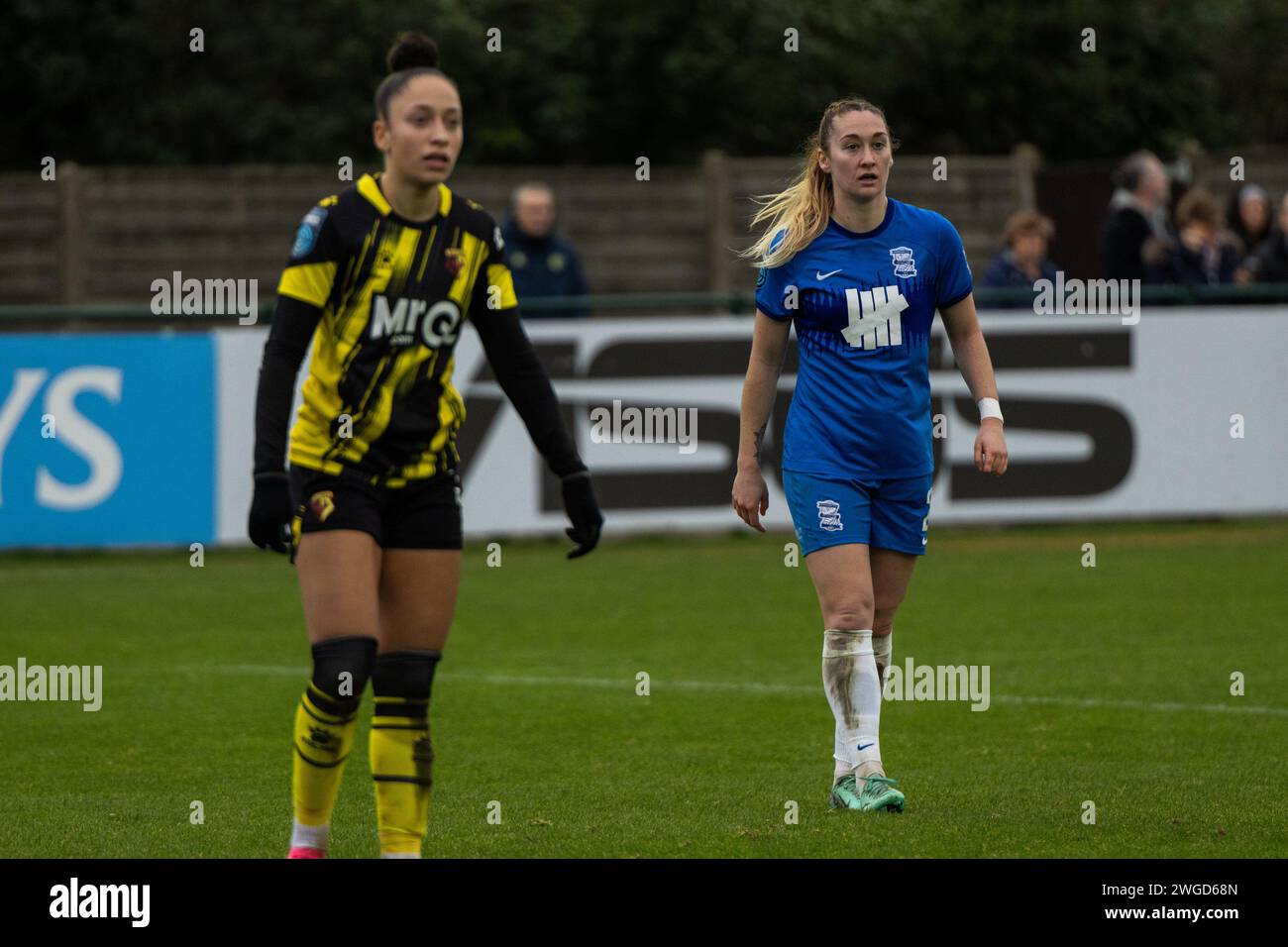 Londres, Royaume-Uni. 04 février 2024. Londres, Angleterre, février 04 2024 : Claudia Walker (21 Birmingham City) en action lors du match du Barclays Womens Championship entre Watford et Birmingham City à Grosvenor Vale à Londres, Angleterre. (Pedro Porru/SPP) crédit : SPP Sport Press photo. /Alamy Live News Banque D'Images