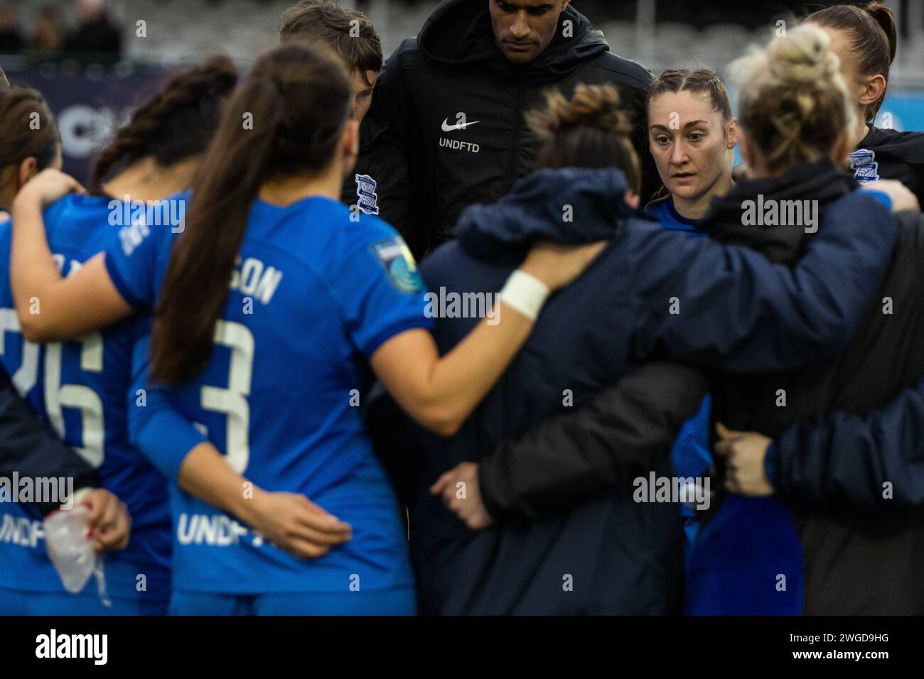 Londres, Royaume-Uni. 04 février 2024. Londres, Angleterre, février 04 2024 : Claudia Walker (21 Birmingham City) après le match de Barclays Womens Championship entre Watford et Birmingham City à Grosvenor Vale à Londres, Angleterre. (Pedro Porru/SPP) crédit : SPP Sport Press photo. /Alamy Live News Banque D'Images