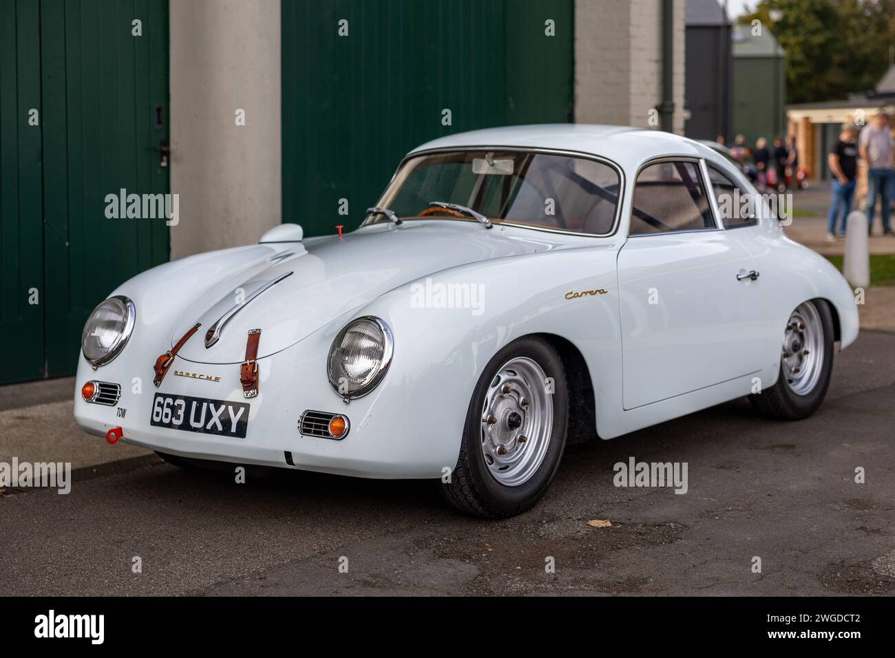 Porsche 356 1956, exposée au Bicester Heritage Scramble le 8 octobre 2023. Banque D'Images