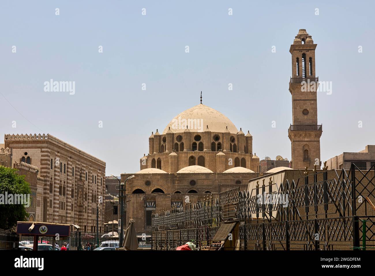 Mosquée d'Abu Al Dhahab au Caire, Egypte Banque D'Images