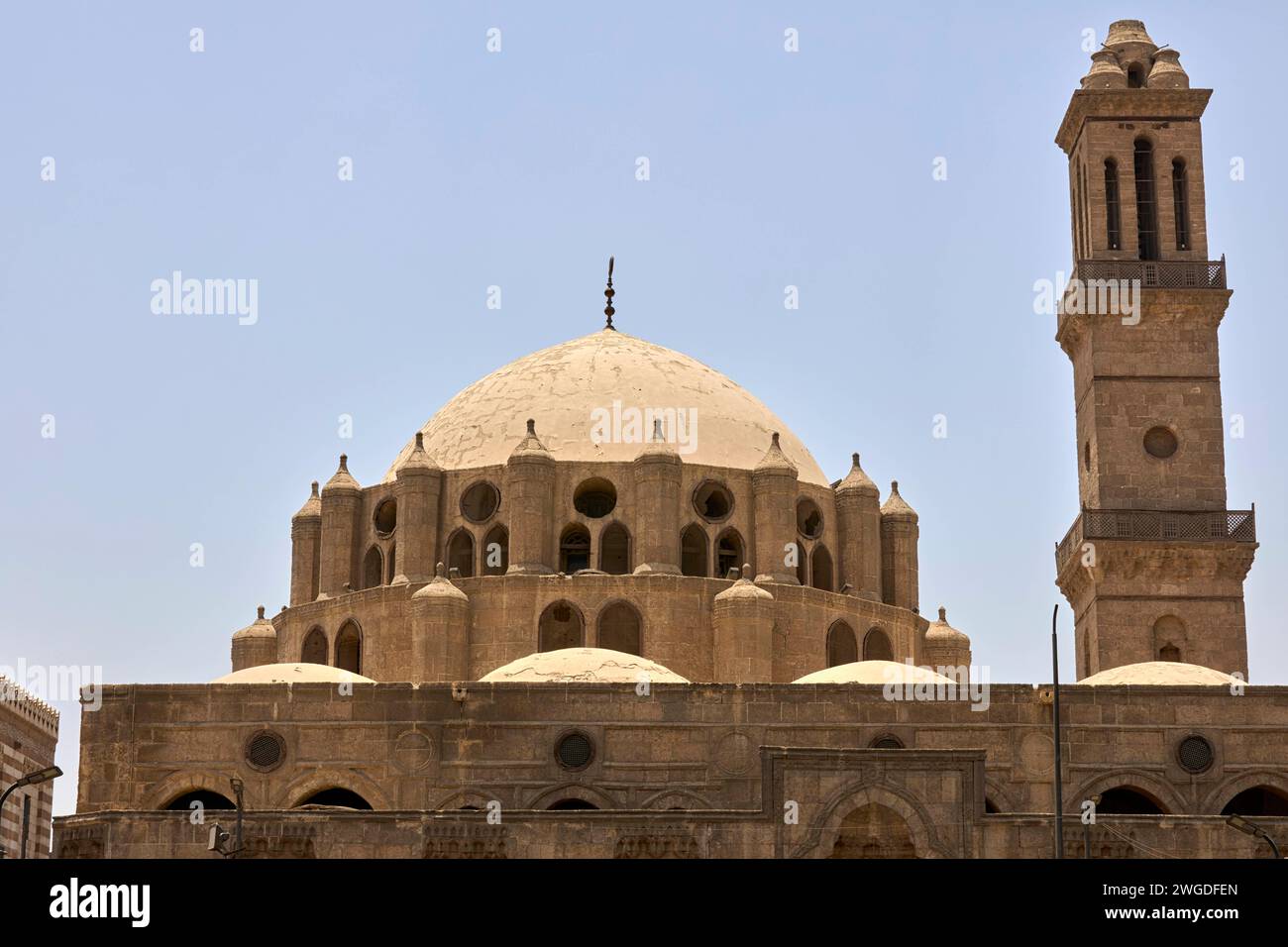 Mosquée d'Abu Al Dhahab au Caire, Egypte Banque D'Images