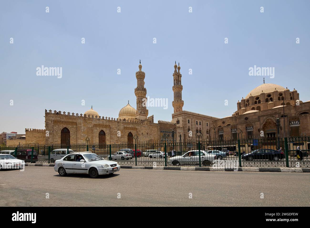 Mosquée Al Azhar et Mosquée d'Abu Al Dhahab au Caire, Egypte Banque D'Images