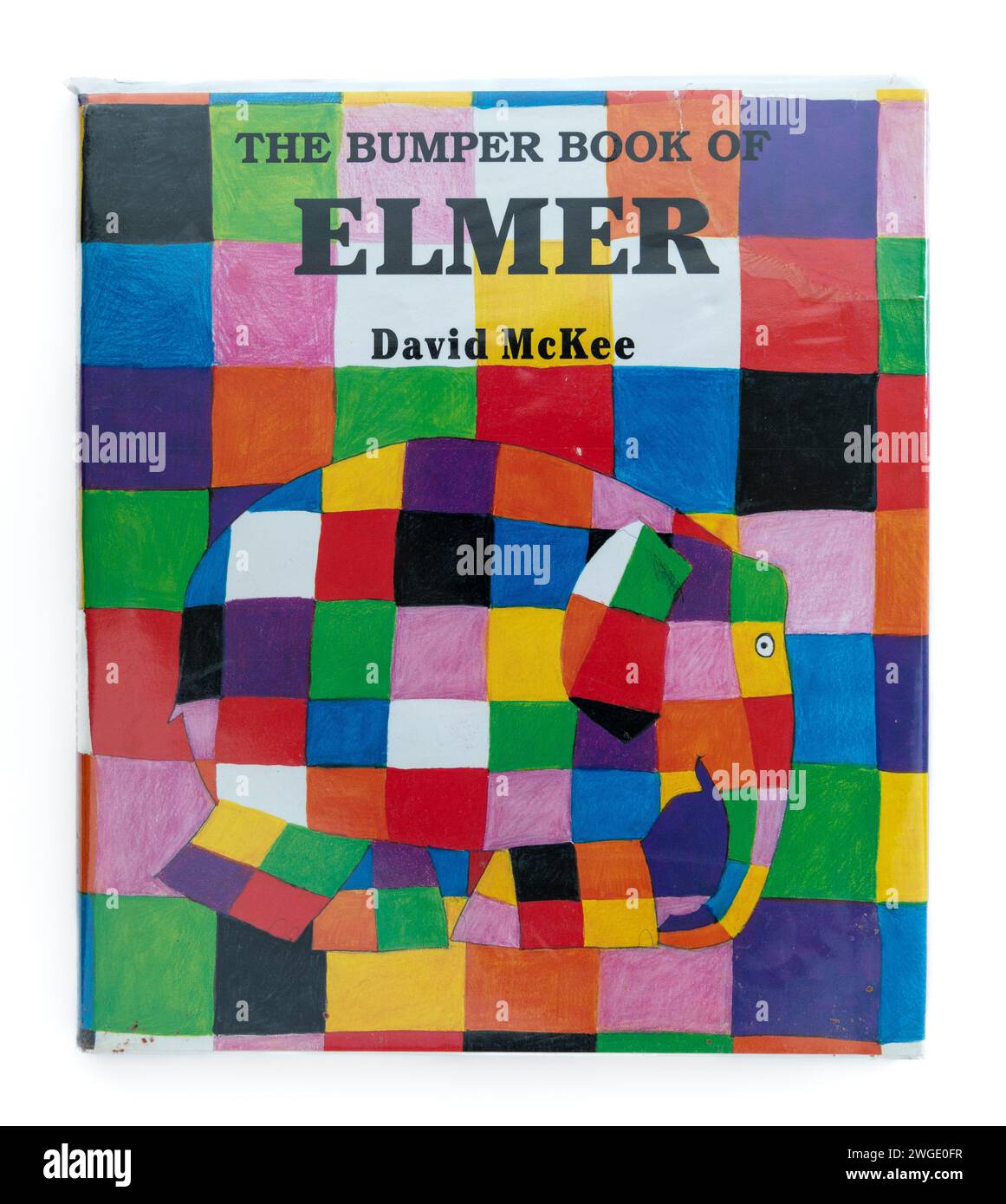 Elmer par David McKee - le livre de choc d'Elmer Banque D'Images