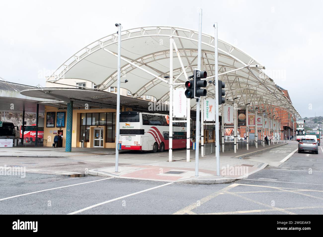 Gare routière de Cork située à Parnell PL, Cork. Irlande. Banque D'Images