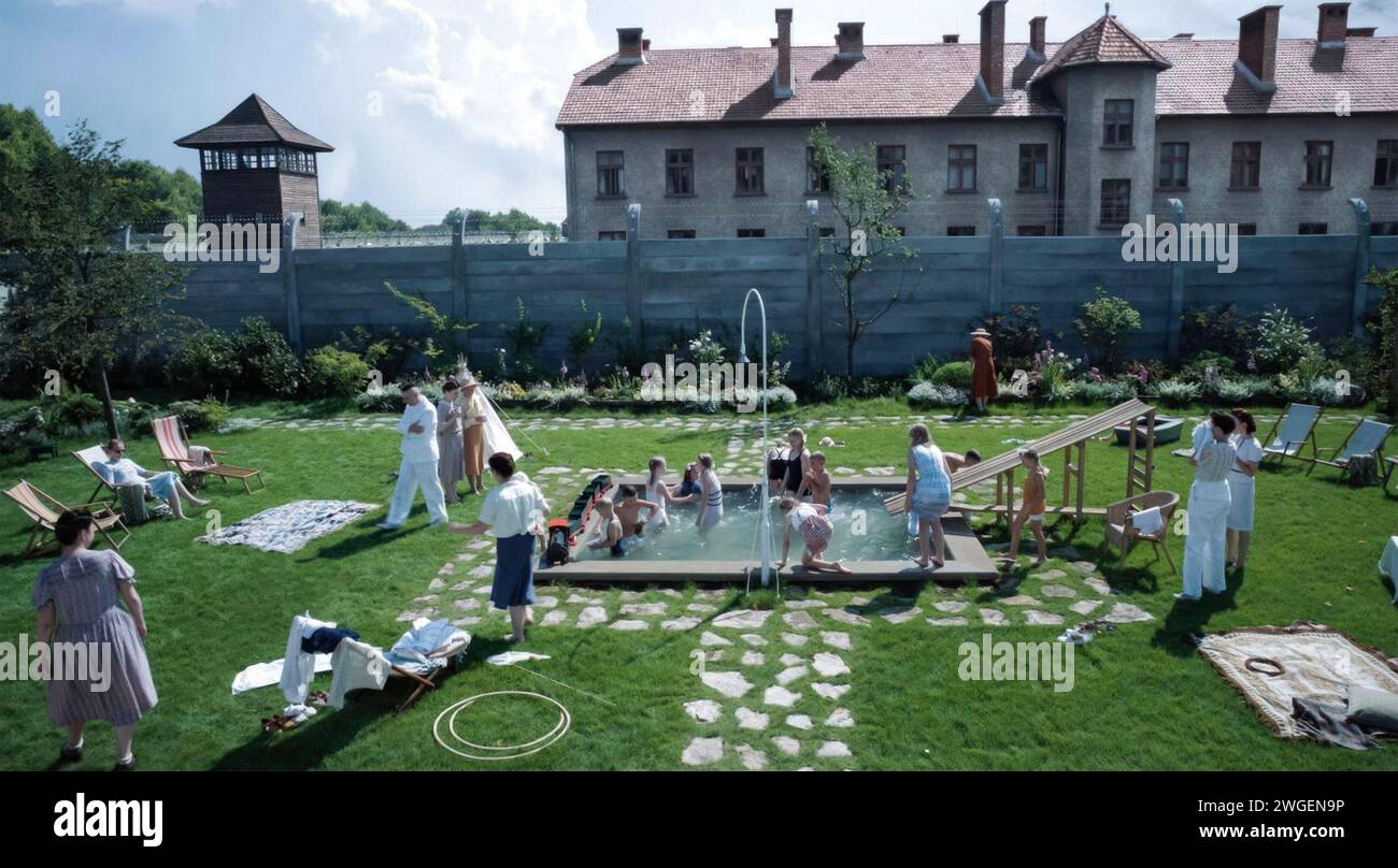 LA ZONE D'INTÉRÊT 2023 A24 film basé sur le roman de Martin amis de 2014 Banque D'Images