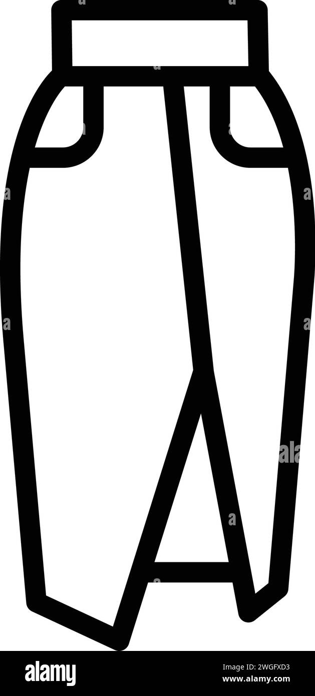 Icône pour Gore, jupe Illustration de Vecteur