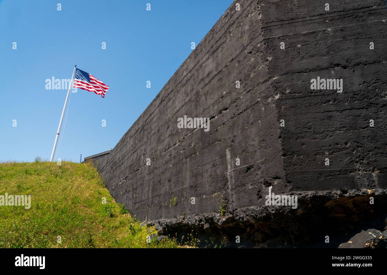 Monument national de Fort Sumter en Caroline du Sud, États-Unis Banque D'Images