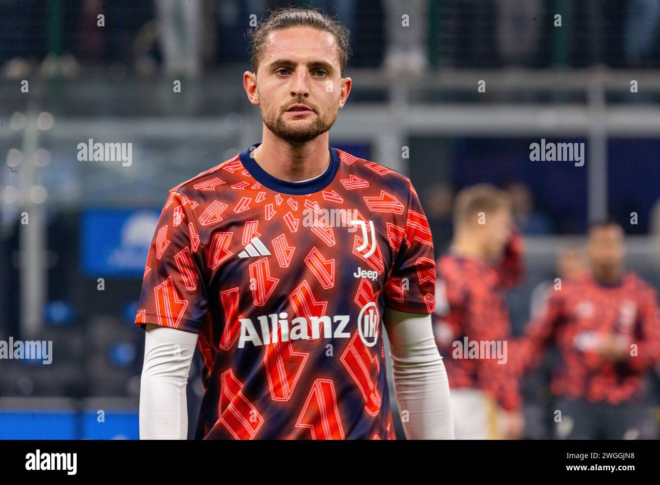 Milan, Italie - 4 février 2024 - Inter-Juventus série A - adrien rabiot juventus fc crédit : Kines Milano/Alamy Live News Banque D'Images