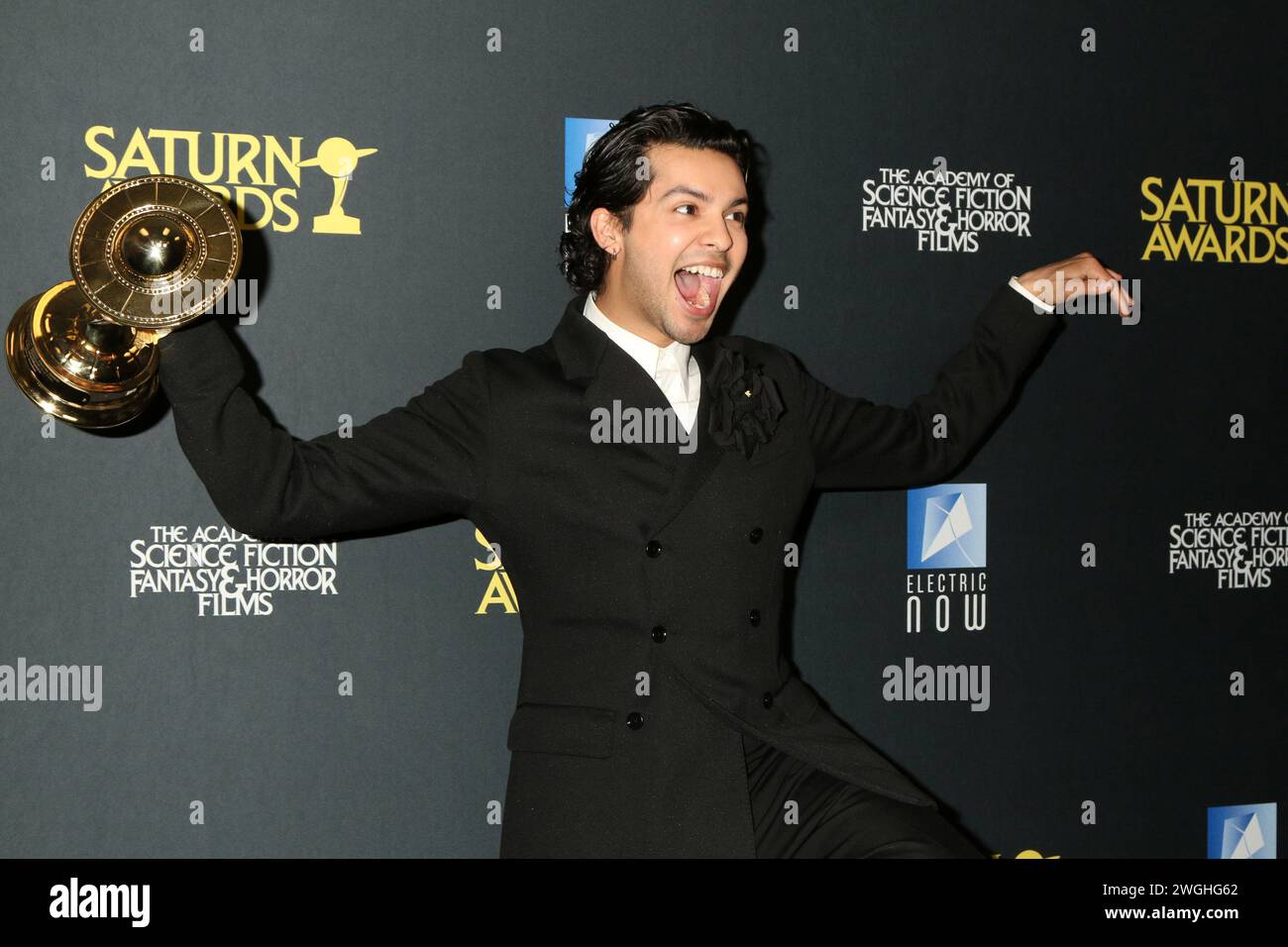 Burbank, États-Unis. 04th Feb, 2024. LOS ANGELES - 4 février : Xolo Mariduena aux Saturn Awards 2024 au Burbank Convention Center le 4 février 2024 à Burbank, CA (photo de Katrina Jordan/Sipa USA) crédit : Sipa USA/Alamy Live News Banque D'Images