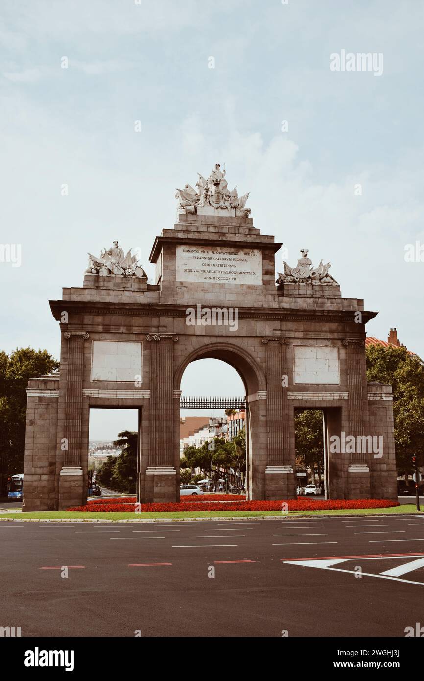 Puerta de Toledo à Madrid en Espagne le 21 septembre 2021 Banque D'Images