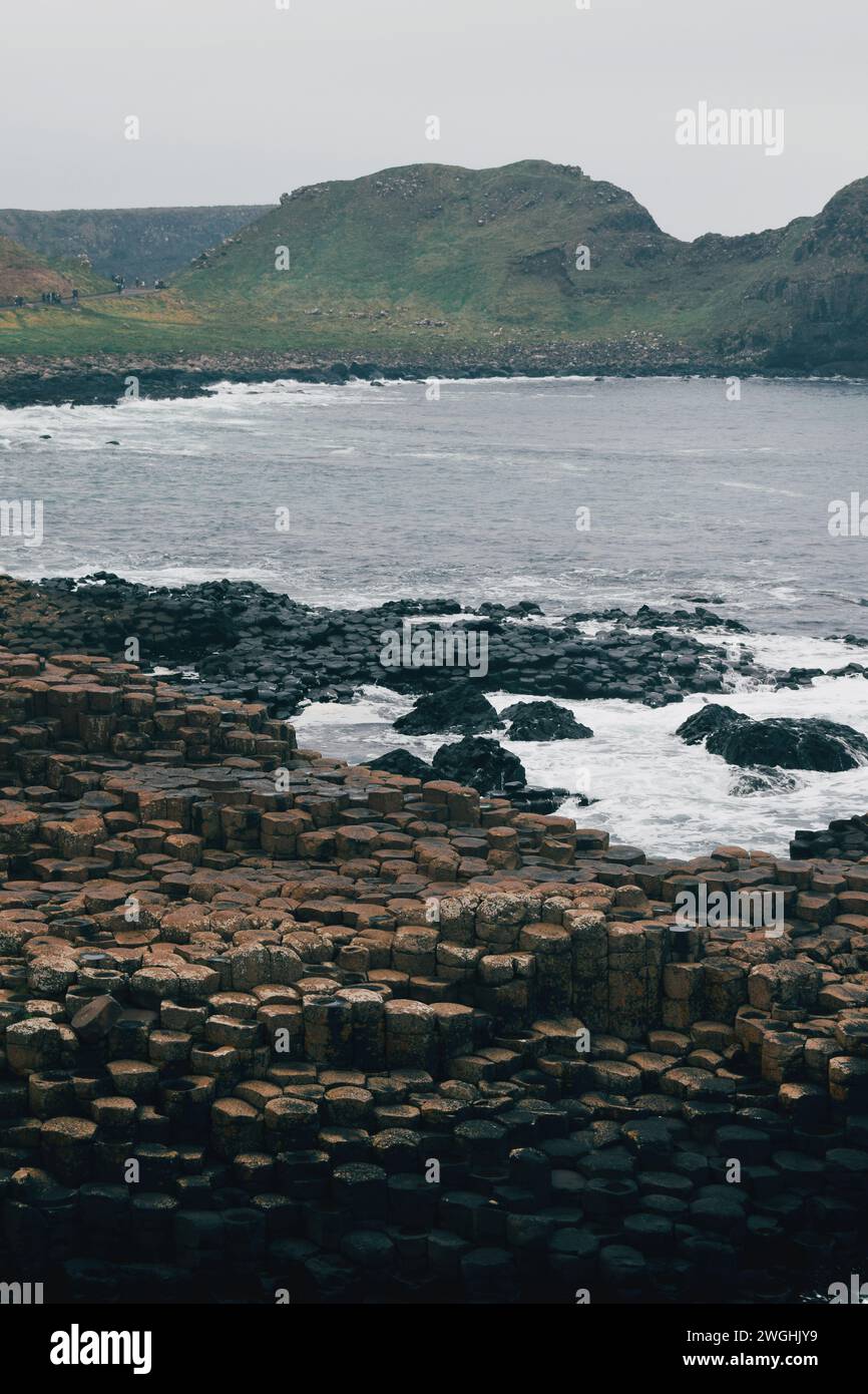 La chaussée des géants en Irlande du Nord, le 19 octobre 2018 Banque D'Images