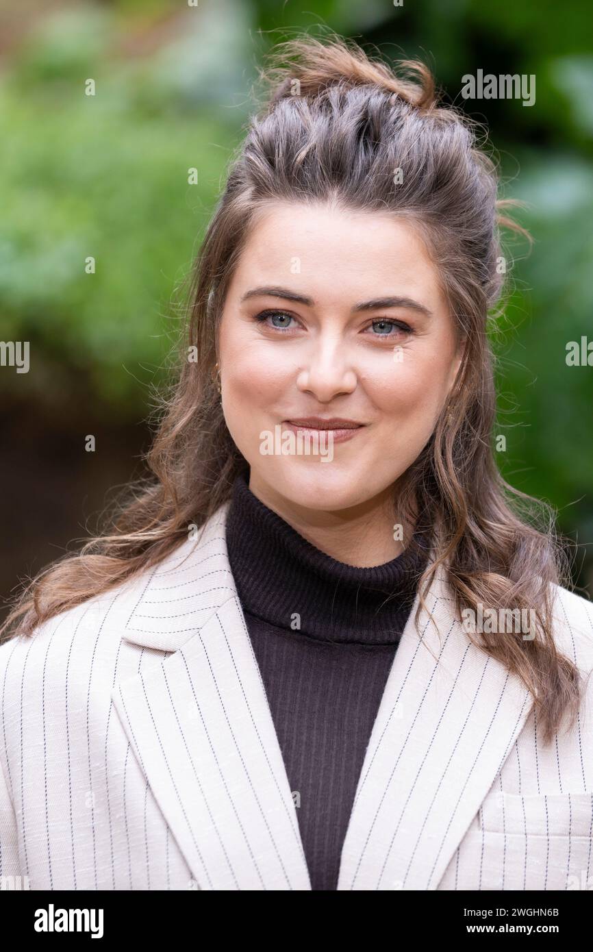 Rome, Italie, le 5 février 2024 - Sofia Panizzi assiste à la séance photo pour le film 'finalmente l'Alba' à l'Hôtel de Russie à Rome. Crédits : Luigi de PompeisAlamy Live News Banque D'Images