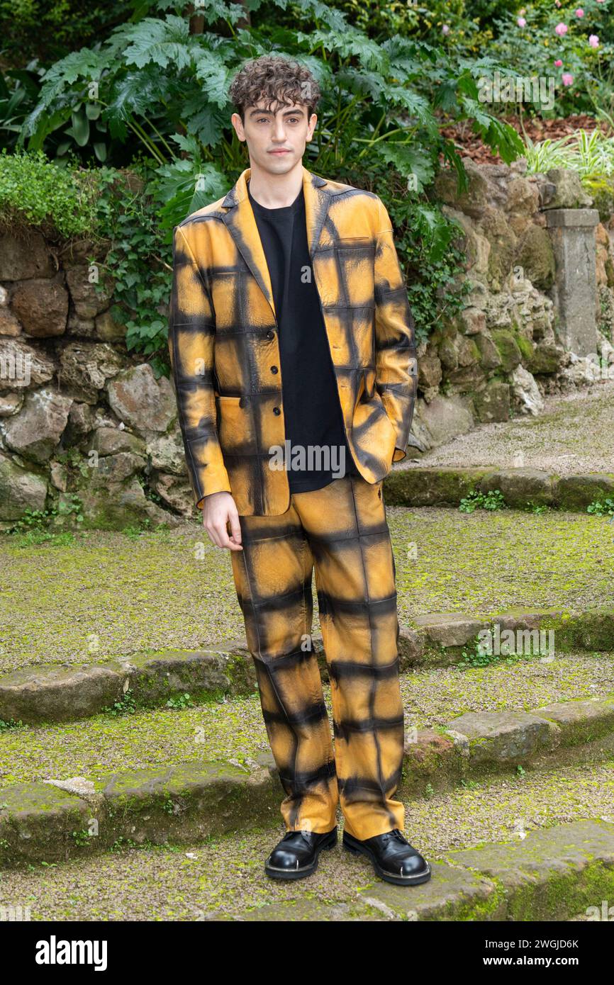 Rome, Italie. 05th Feb, 2024. Michele Bravi assiste à la conférence photo de "Finalmente l'Alba" à Rome. Crédit : SOPA images Limited/Alamy Live News Banque D'Images