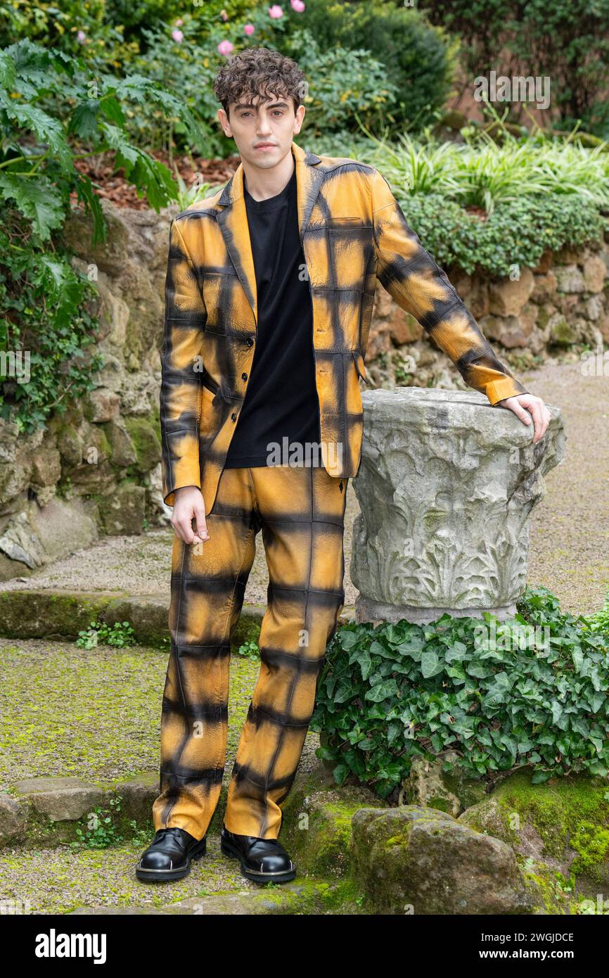 Rome, Italie. 05th Feb, 2024. Michele Bravi assiste à la conférence photo de "Finalmente l'Alba" à Rome. Crédit : SOPA images Limited/Alamy Live News Banque D'Images