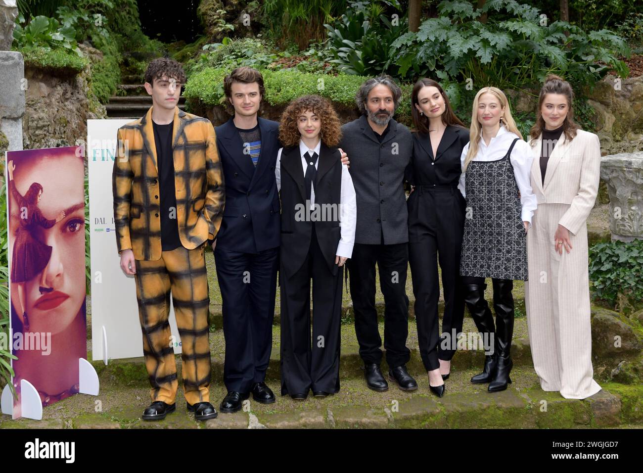 News - Photocall du film Finalmente l Alba le casting lors de Photocall du film Finalmente l Alba , News in Rome, Italy, February 05 2024 Rome Hotel de Roussie Italy Copyright : xMassimoxLanduccix/xLiveMediax LPN_1227982 Banque D'Images