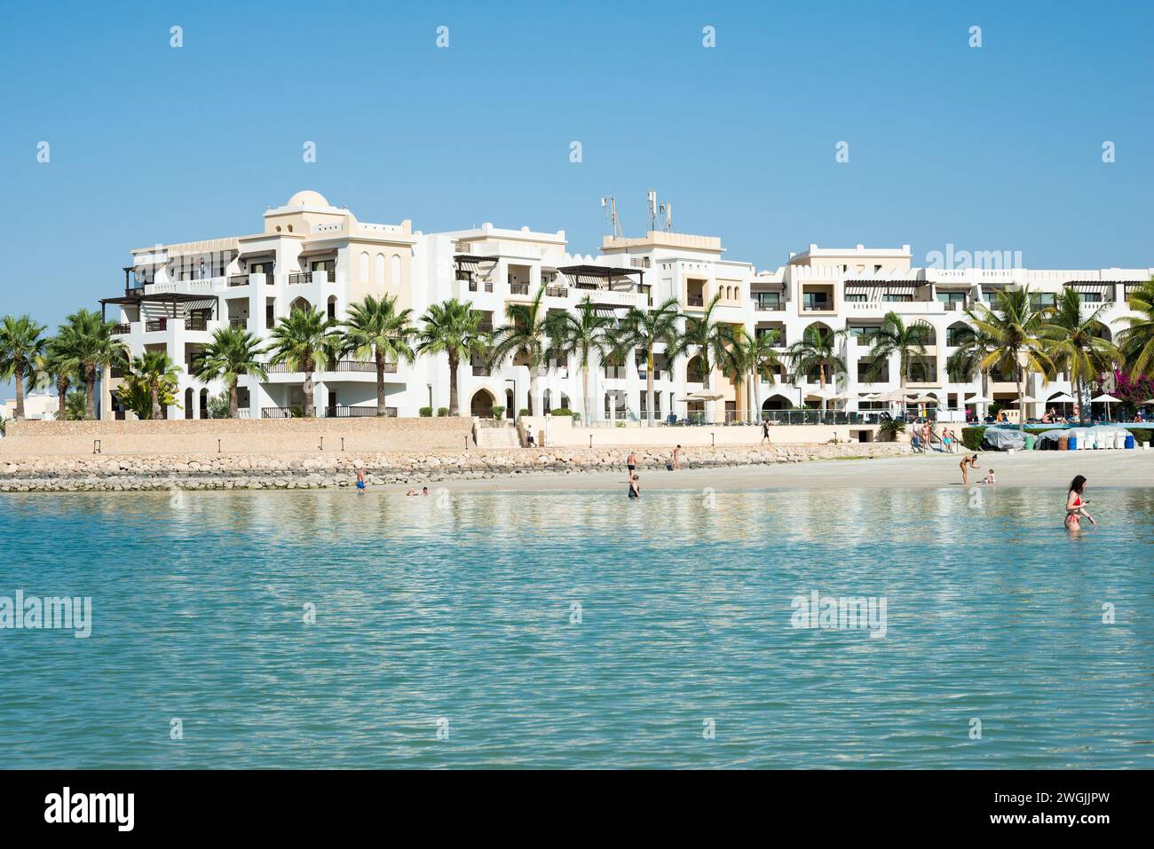 Hôtel Al Fanar, Salalah, Oman, Gouvernorat de Dhofar Banque D'Images