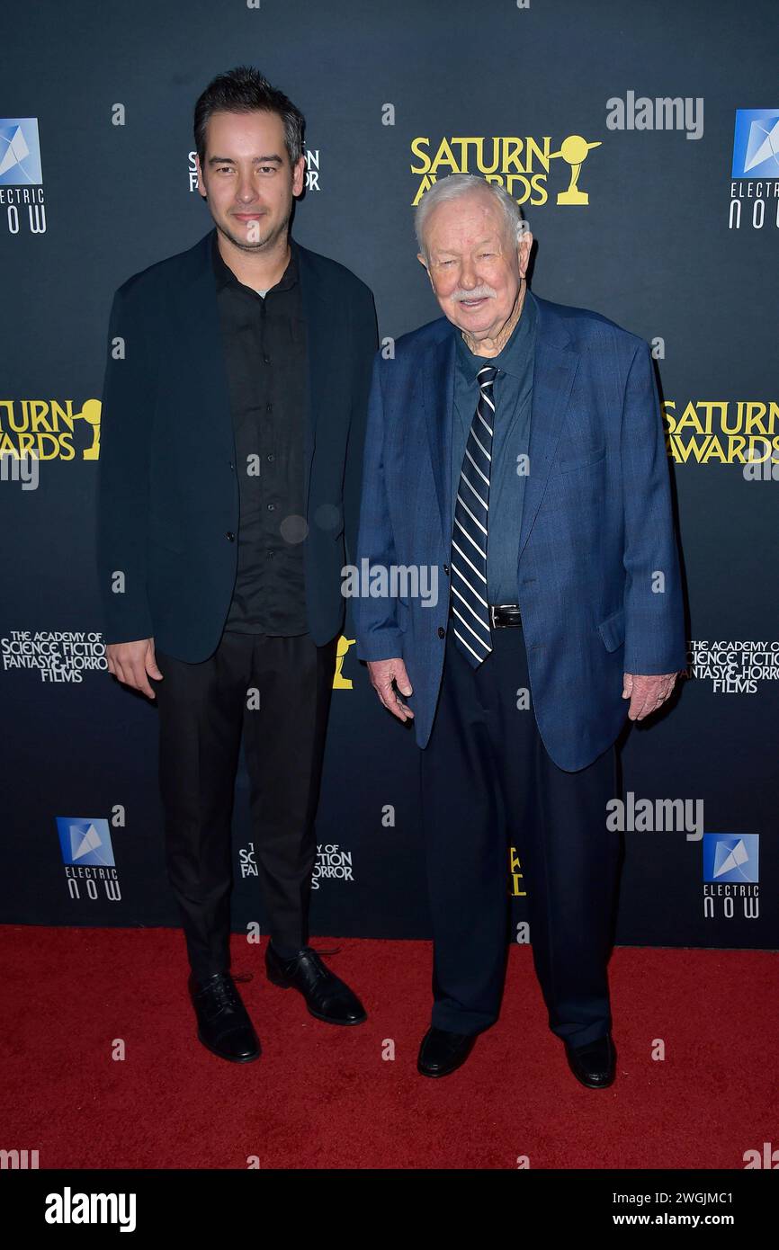 Jim Quan und Jimmy Hunt BEI der Verleihung der 51. Saturn Awards 2024 à Los Angeles Marriott Burbank Airport Hotel. Burbank, 04.02.2024 *** Jim Quan et Jimmy Hunt lors de la présentation des Saturn Awards 51 2024 au Los Angeles Marriott Burbank Airport Hotel Burbank, 04 02 2024 Foto:xD.xStarbuckx/xFuturexImagex saturn 4262 Banque D'Images
