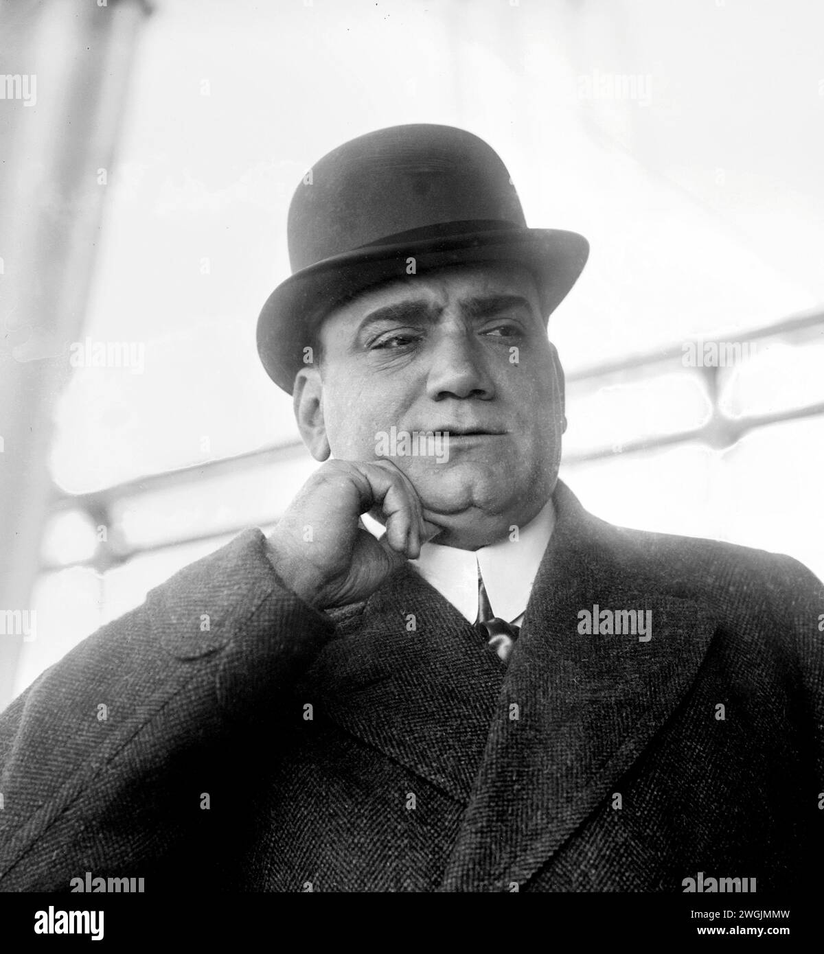 Enrico Caruso. Portrai du ténor italien Enrico Caruso (1873-1921) c. 1911 Banque D'Images