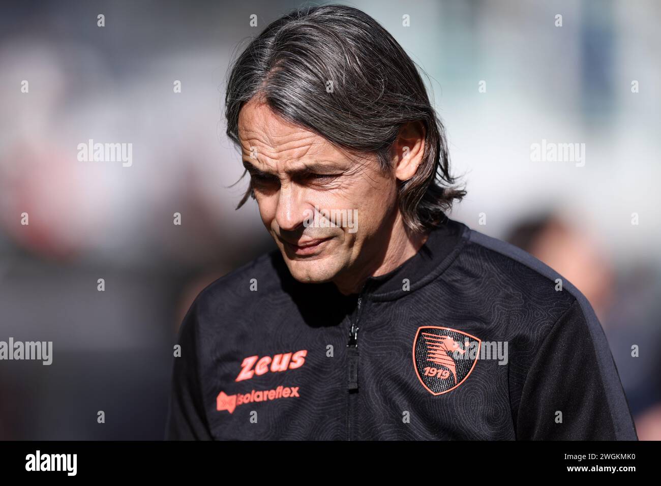 Filippo Inzaghi, entraîneur-chef de US Salernitana regarde pendant le match de Serie A entre Torino FC et US Salernitana au Stadio Olimpico le 4 février 2023 à Turin, Italie . Banque D'Images